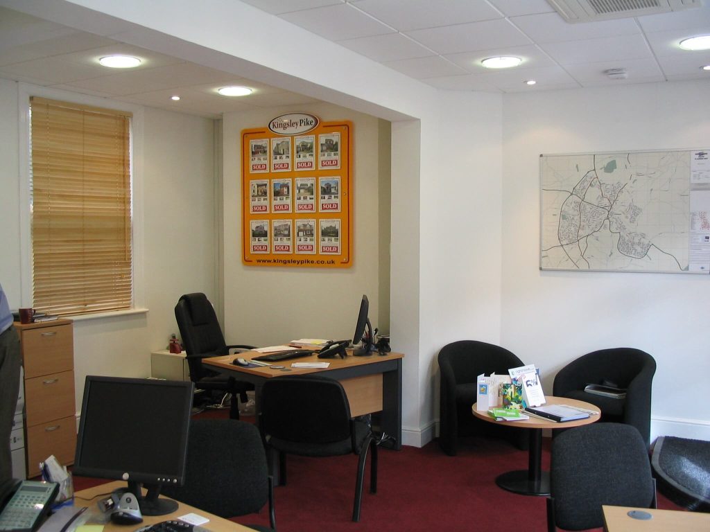 Kingsley Pike Estate Agents refurbishment