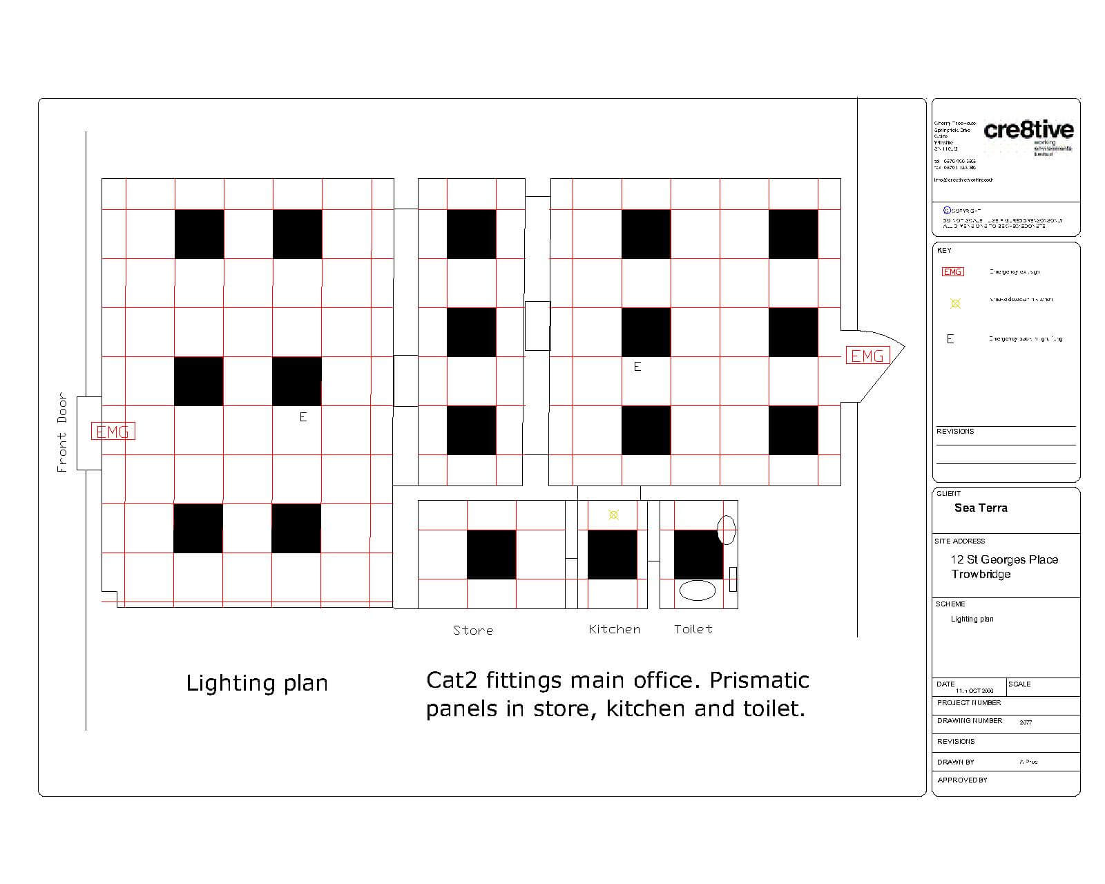 Design new lighting layout