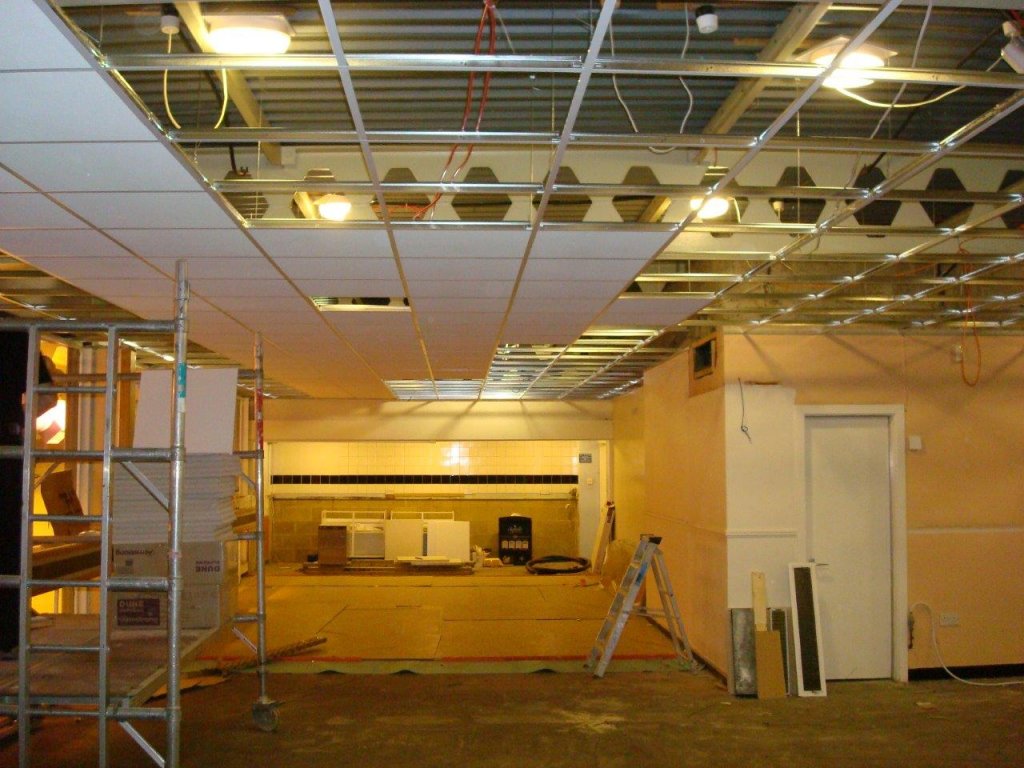 Calne Leisure Centre suspended ceiling