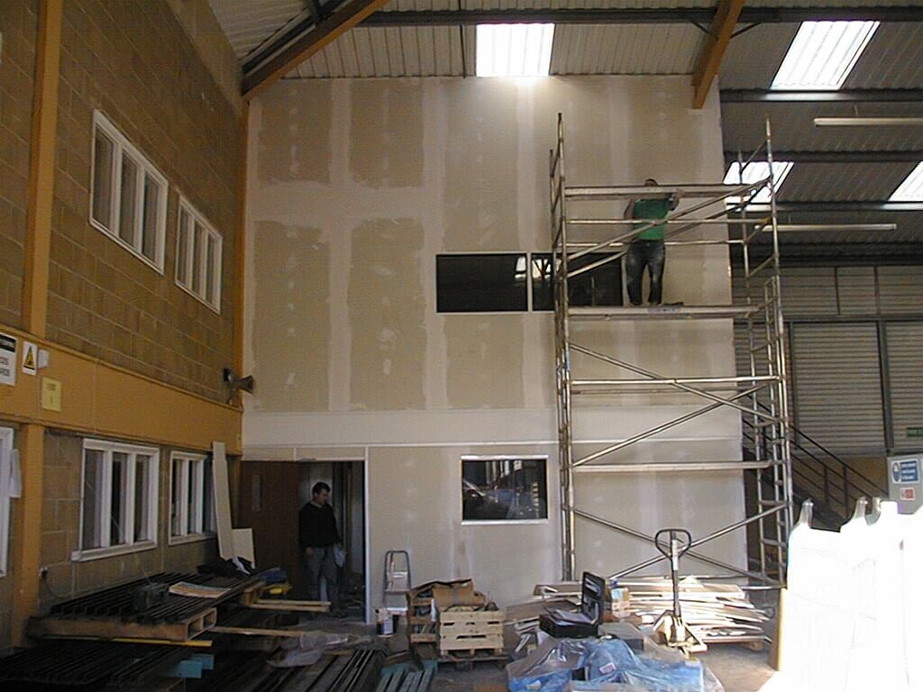 Mezzanine floor construction in Salisbury