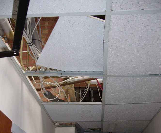 Suspended ceiling in Corsham, Wiltshire