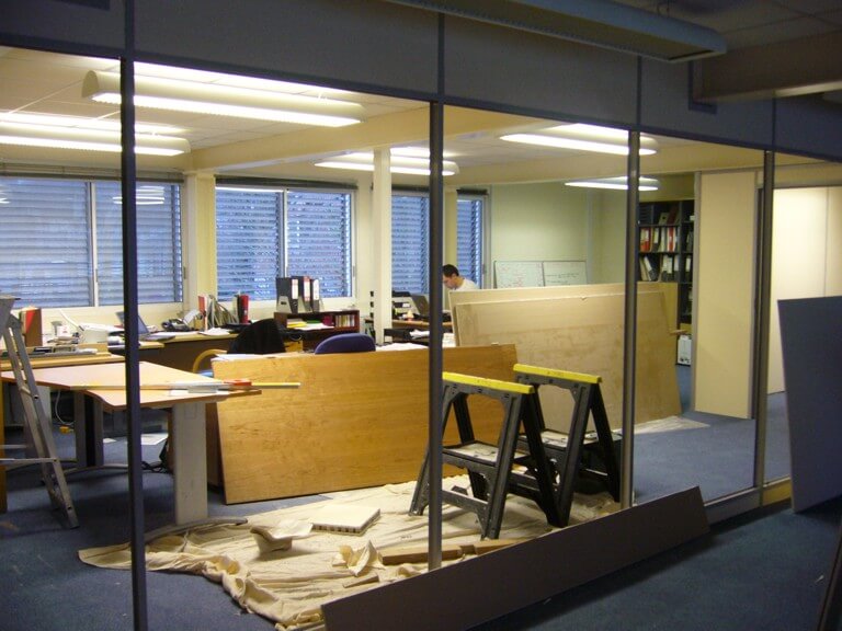 Demountable partitioning in Bath for Pegasus Waste Management