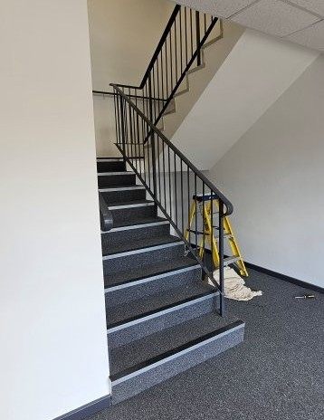 Awkward stairs for plasterboard