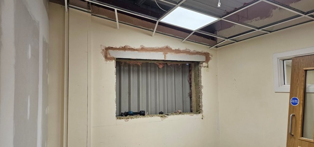 New lintel installed