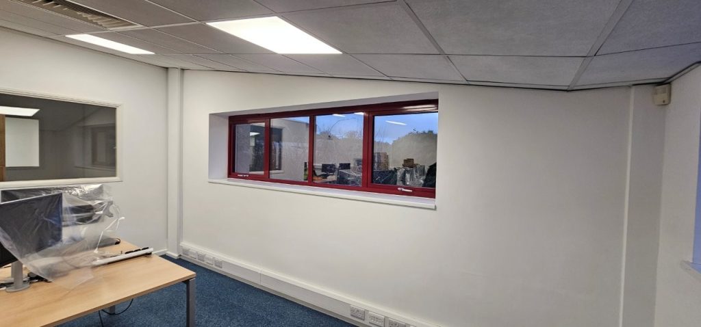 Finished window reveals