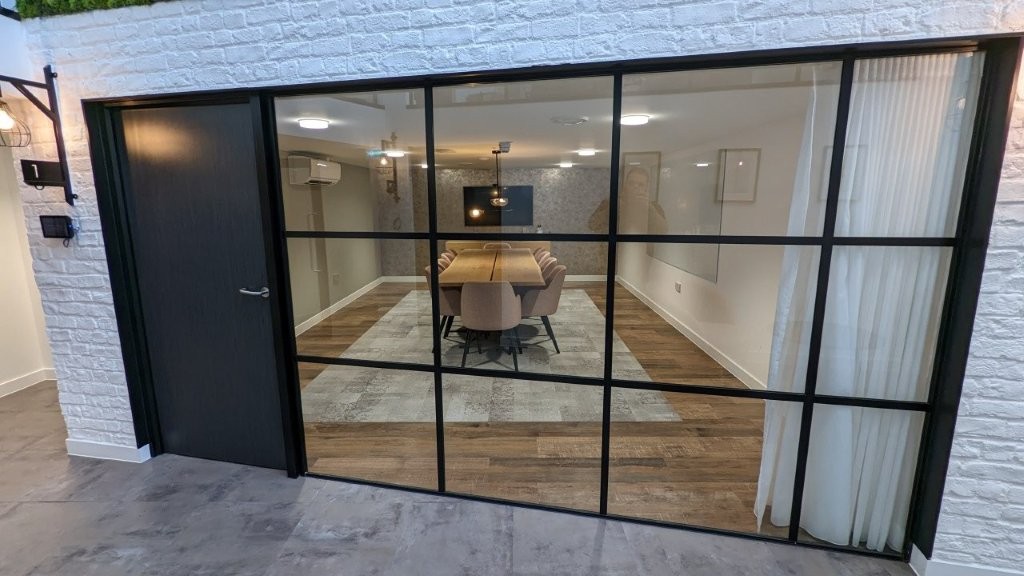 What is Crittal banded glass partitioning? What is Crittal banded glass partitioning?