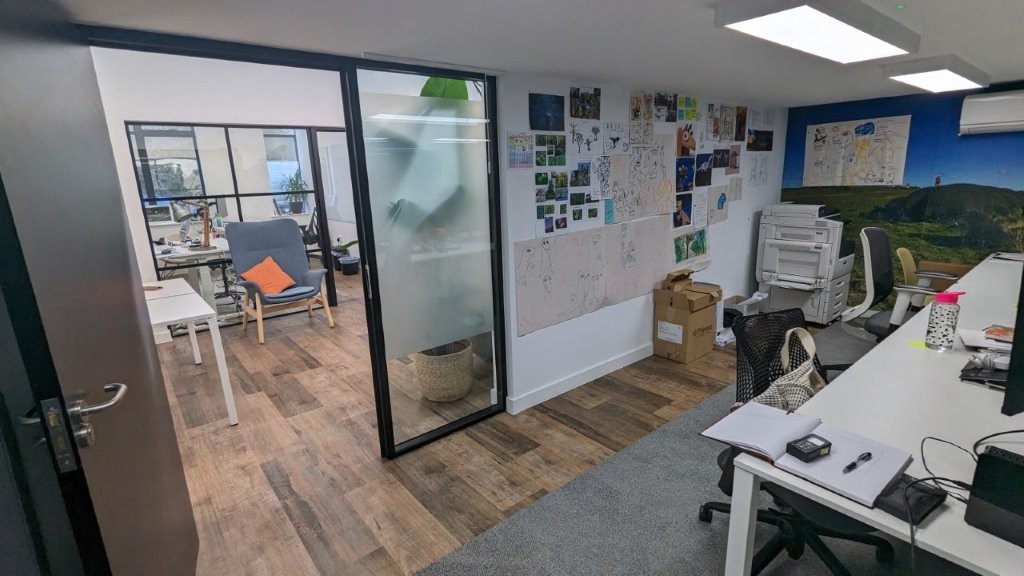 Existing office felt secluded