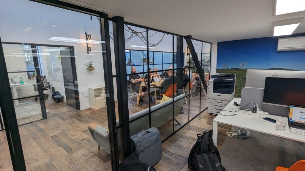 More integrated with the meeting area