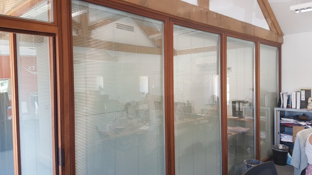 Existing timber meeting room
