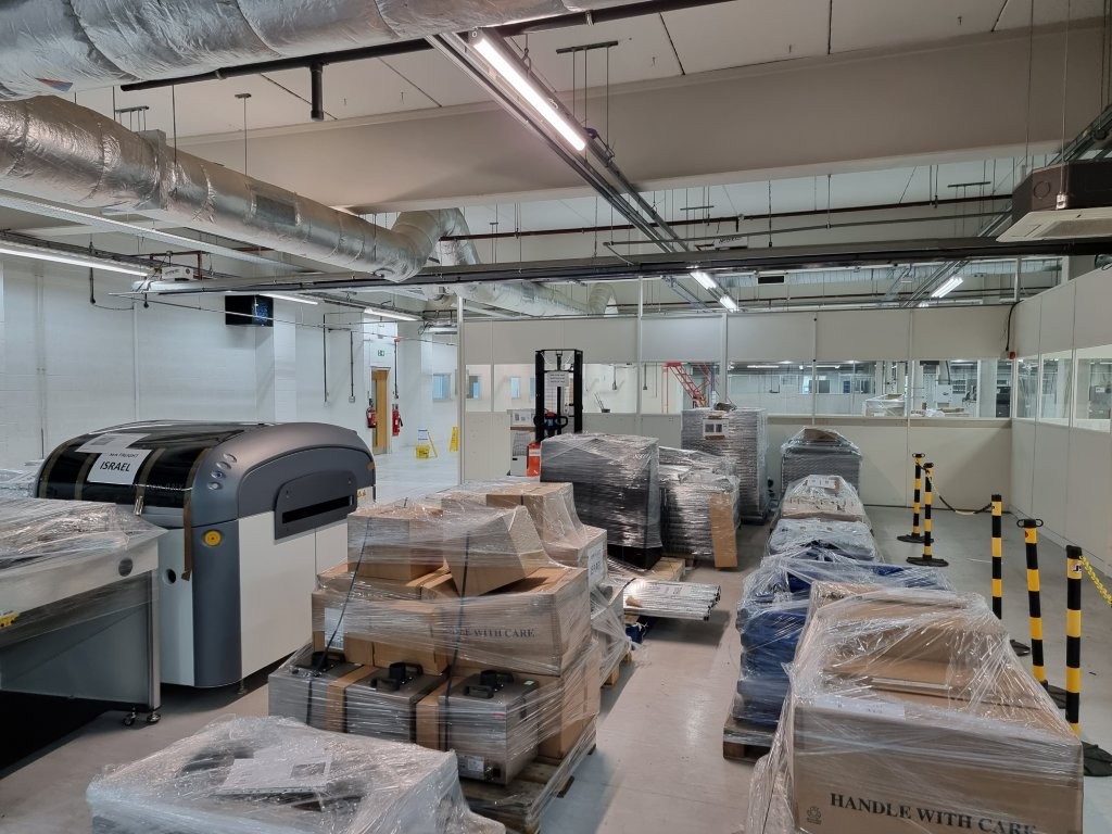 Downstairs factory floor area