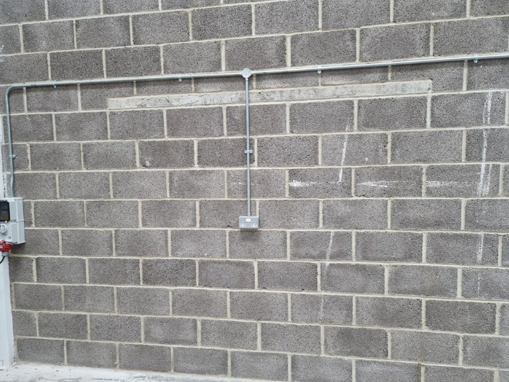Wall to knock through