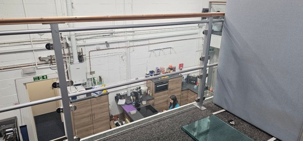 Balustrade to be shortened here