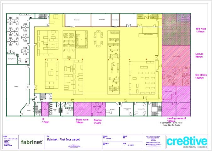 Fabrinet first floor carpets