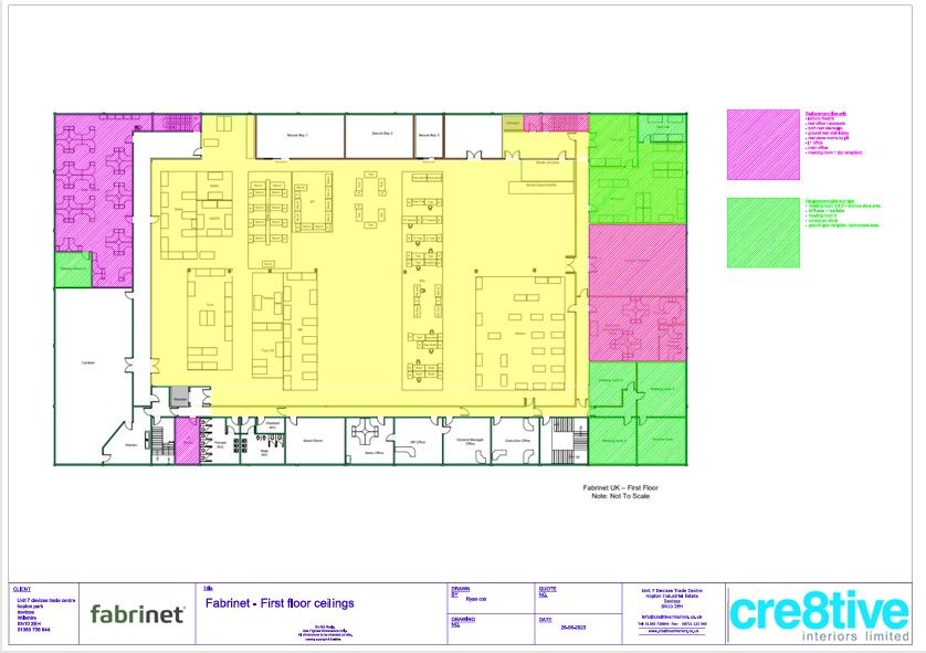 Fabrinet first floor ceilings