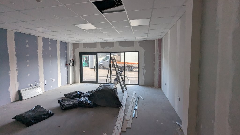 Ground ready for painting.