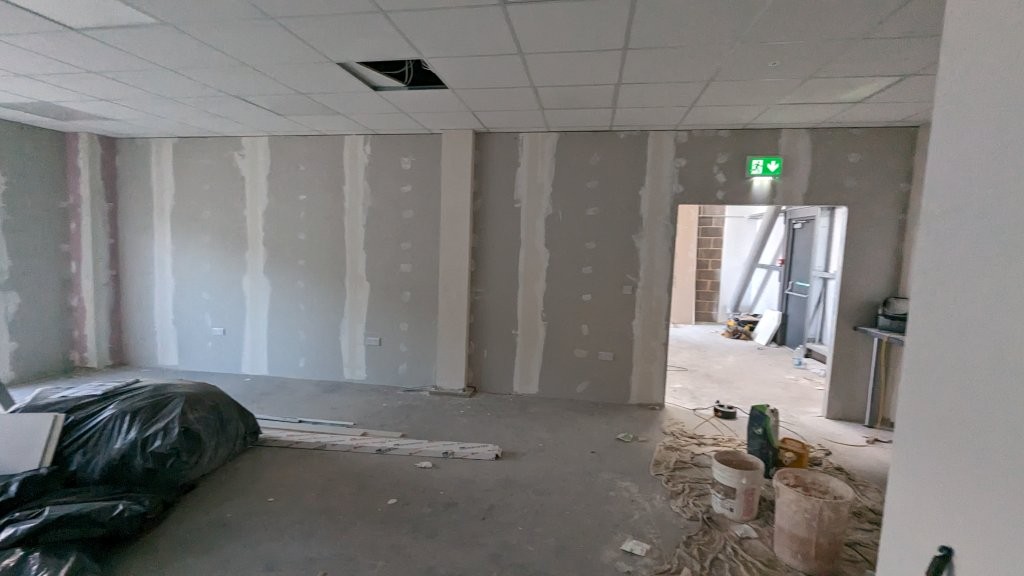 Ground floor waiting paint