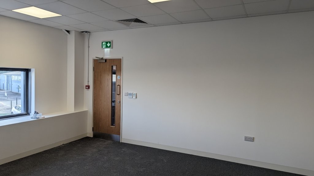 Main access door to staircase