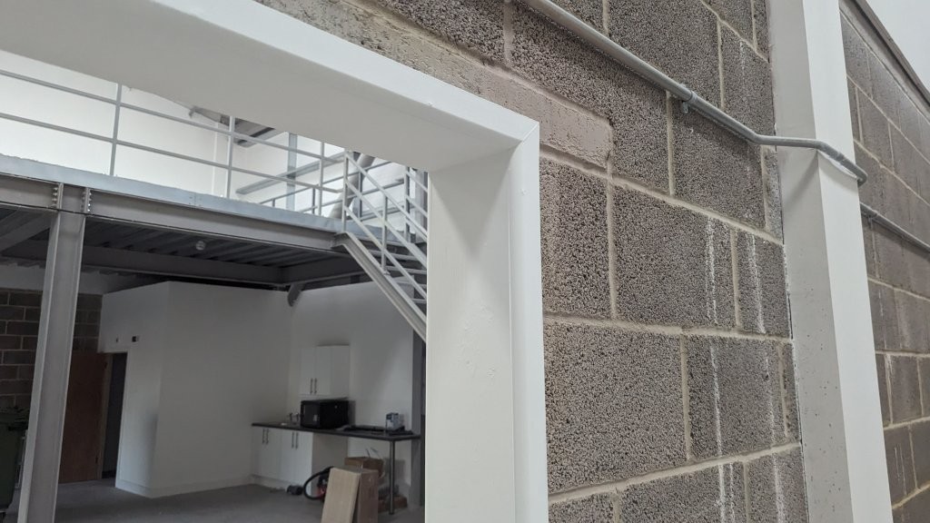 Opening into next door unit capped