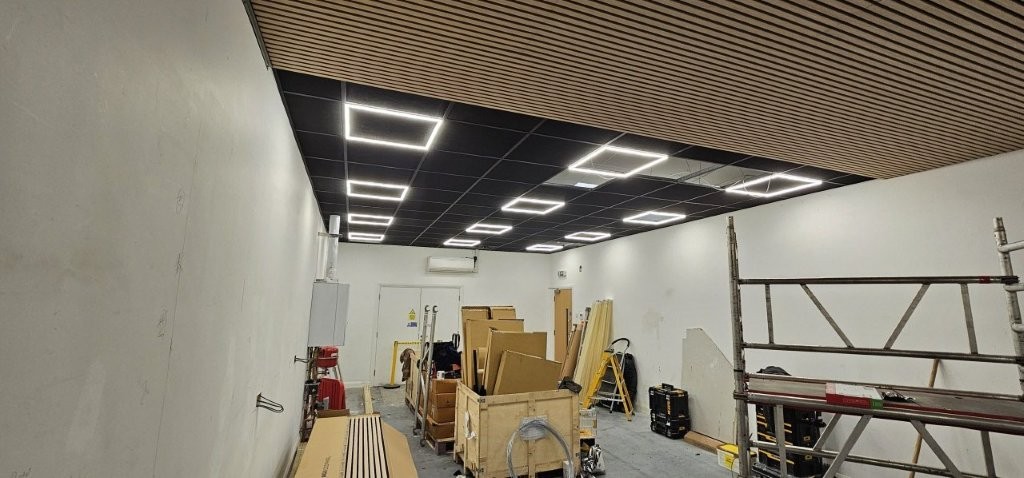 New LED lighting installed