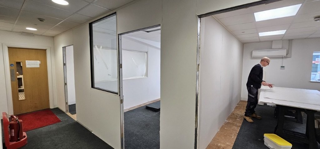 Additional doors and windows into new offices