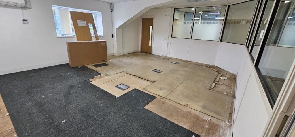 Flooring being uplifted