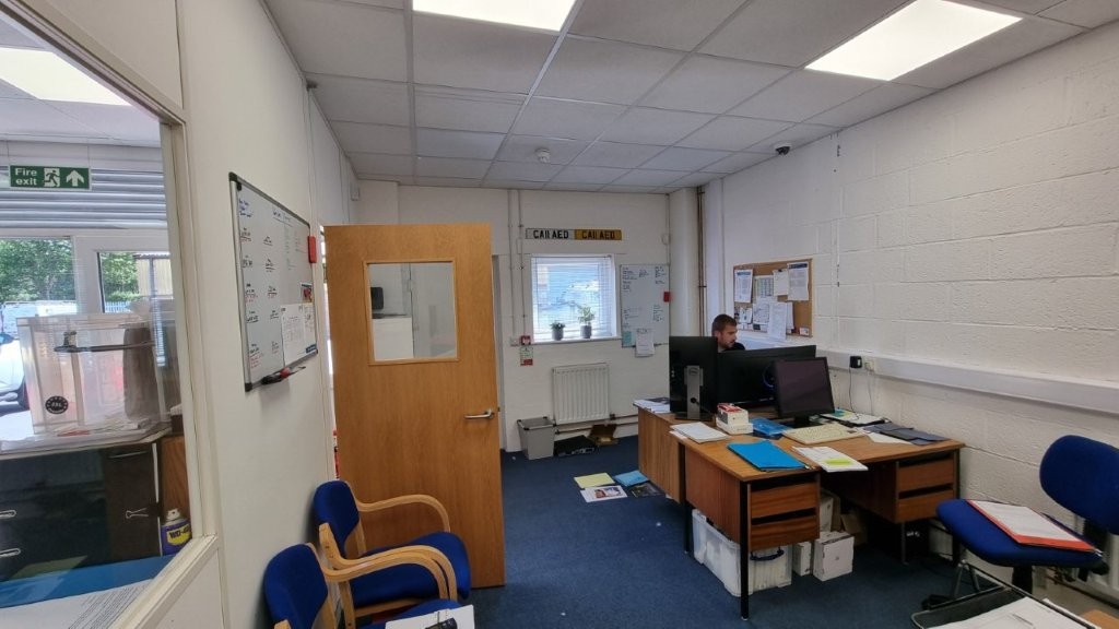 Initial open plan room to divide