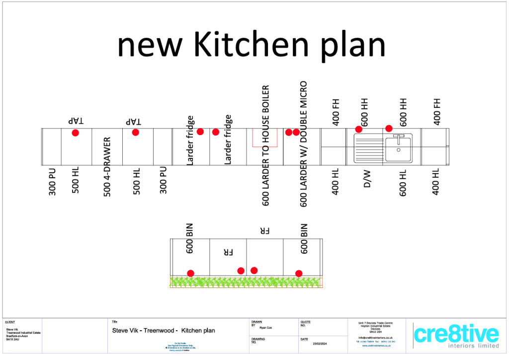 Kitchen detail plan