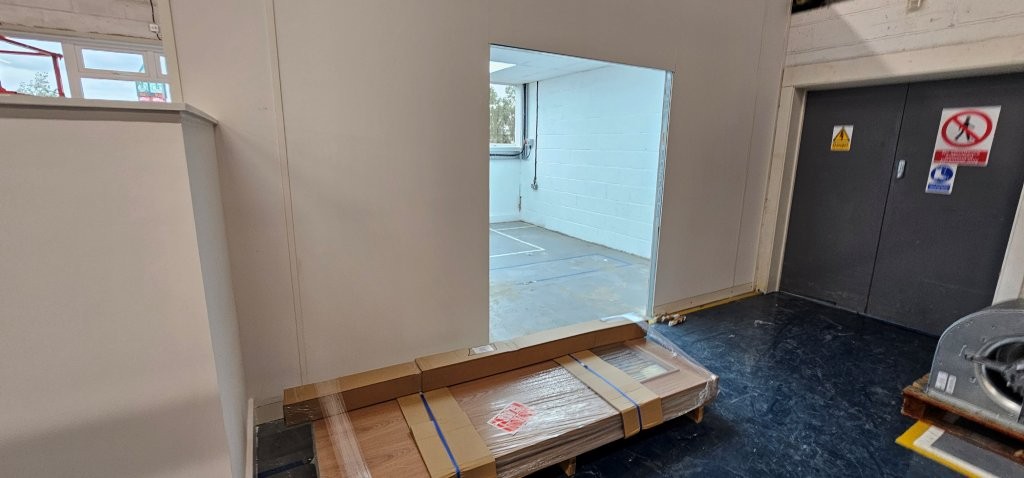 New doors ready to be hung