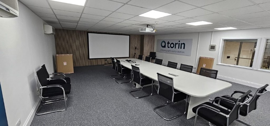 Modern boardroom with new furniture