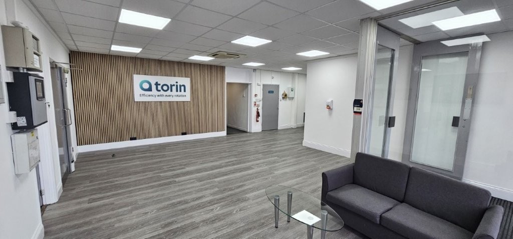 clean bright and modern reception