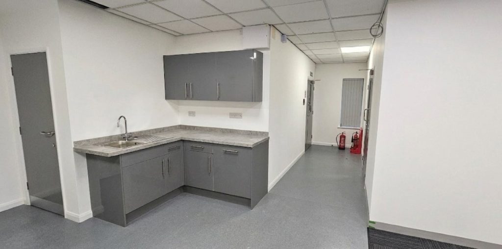 New kitchen looking clean and modern